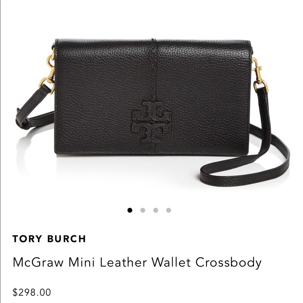 Brand new Tory Burch MCGRAW FLAP WALLET CROSS-BODY